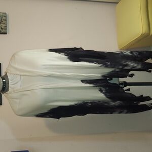 Anna & Ava Black and White Kimono